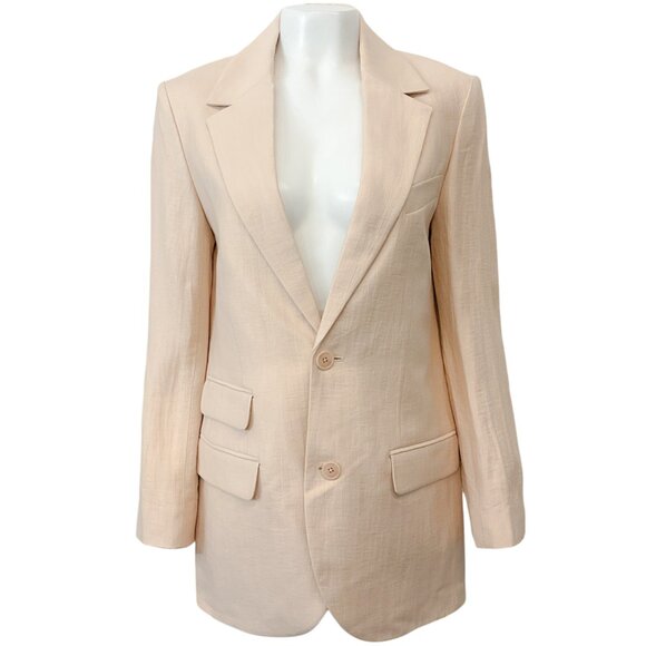 Zadig & Voltaire Beige Linen Blazer - Picture 1 of 4